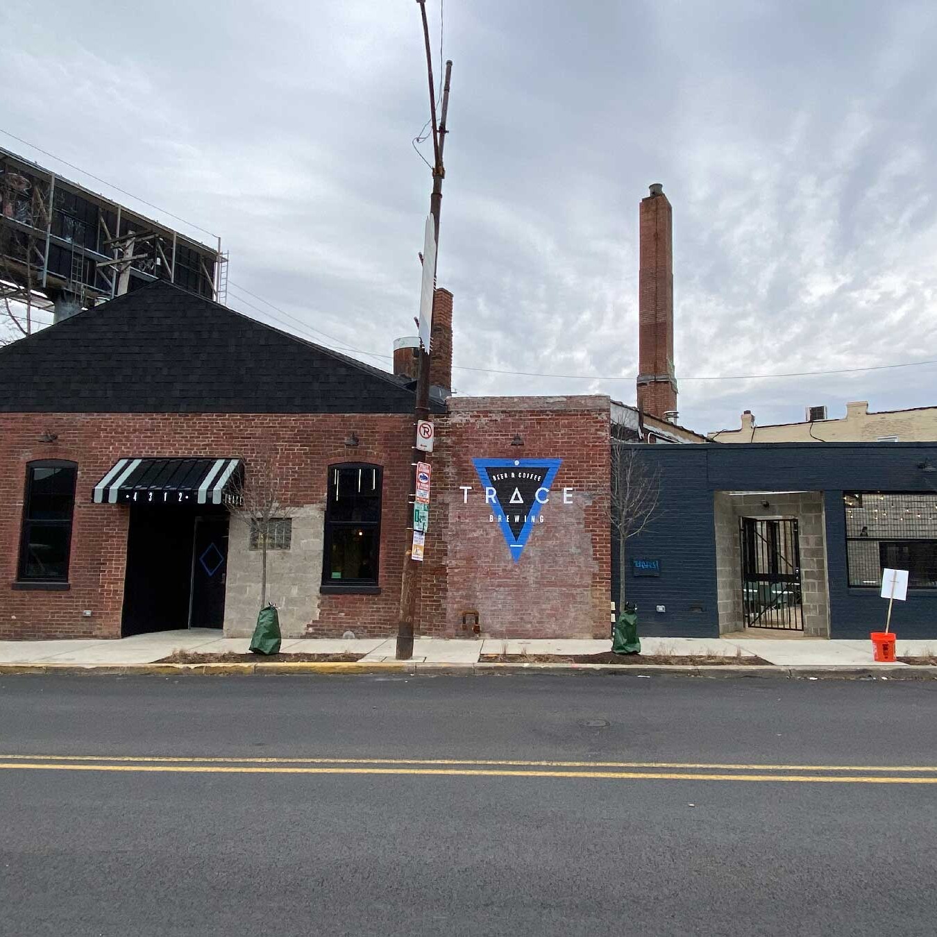 Trace Brewery Exterior Construction