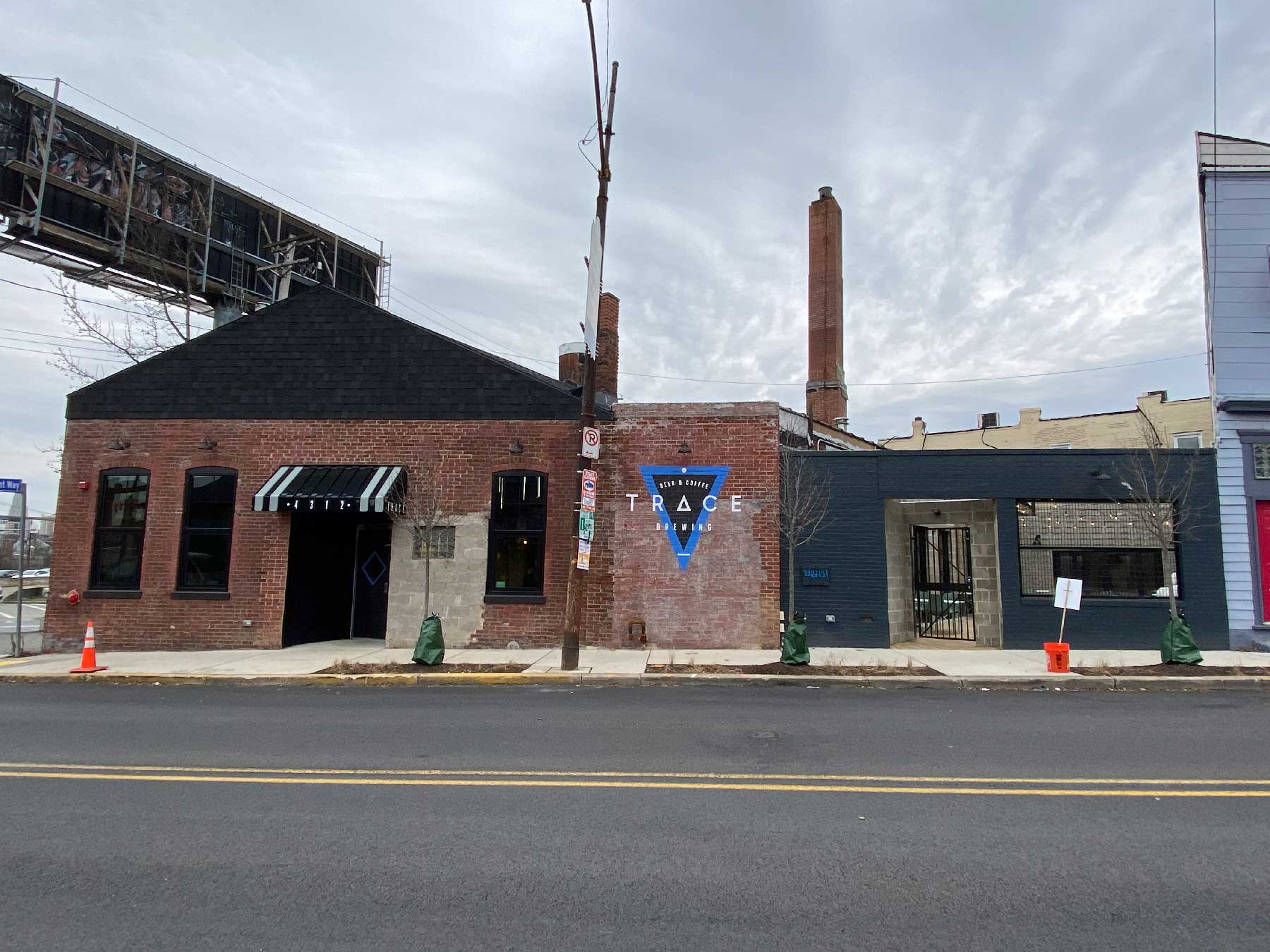 Trace Brewery Exterior Construction